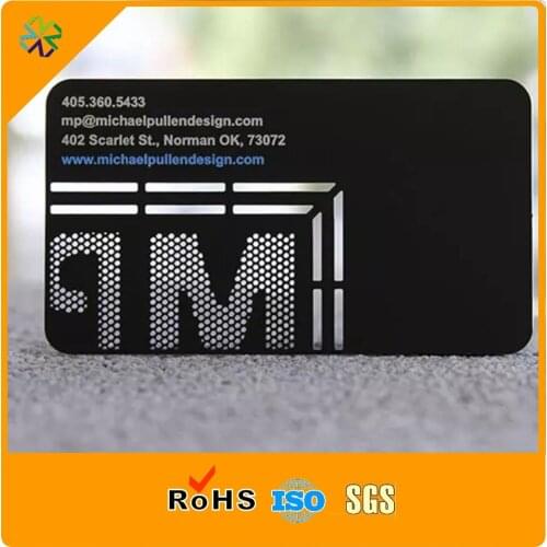 Luxury black plated matte black metal names cards,black metal CEO cards,metal cards black