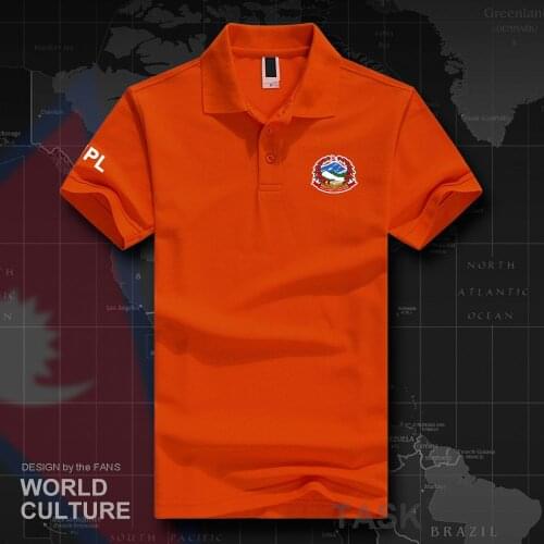 Nepal NPL polo shirts men short sleeve white brands printed for country 2018 cotton nation team new fashion Nepali Nepalese 20
