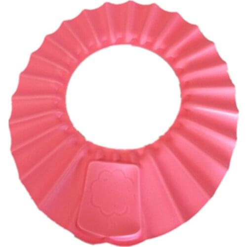 2018 EVA Foam Shampoo Cap child Kids Baby Shower Cap Children Shampoo Bath Wash Hair Shield Hat Soft Bath Wash Hair Cosplay Hat