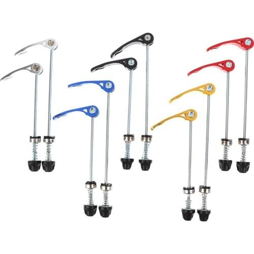 1 Pair MTB Mountain Bike Skewer Road Cycling Bicycle Quick Release Aluminum Alloy Skewer Bike Accessories