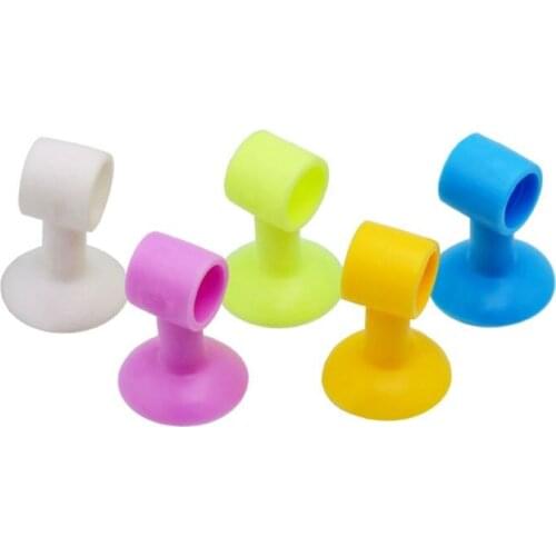 Silicone Door Handle Knob Crash Pad Wall Bumper Guard Stopper Anti Collision Protector Doors Stop