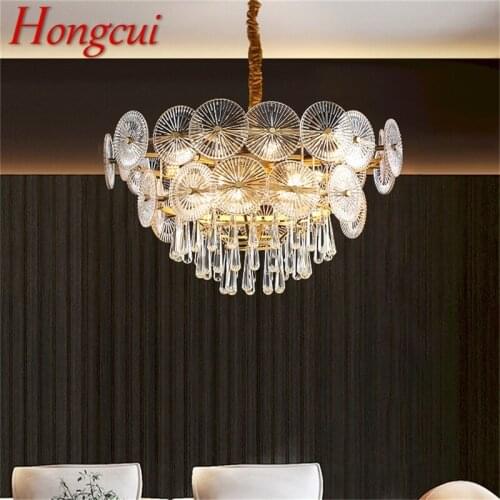 Hongcui Chandelier LED Pendant Lamp Postmodern Home Creative Light Fixture for Living Dining Room