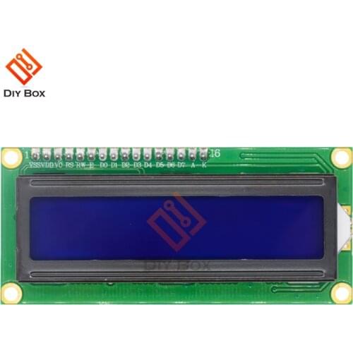 LCD1602 1602 LCD Module Blue Screen 16x2 Character LCD Display PCF8574T PCF8574 IIC I2C Interface 5V For Arduino