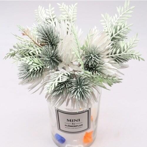 1 pcs High Quality Plastic Herb Branches Artificial Flower Bouquet Branches Fake Rod Wedding Party Water Decoration