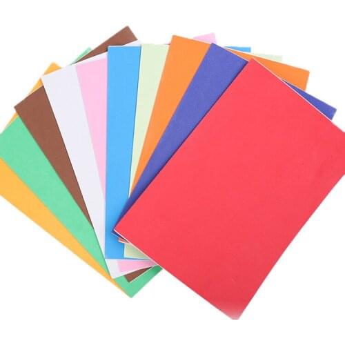 10 color sponge paper color foam paper kindergarten handmade materials colored paper A4 sea students handmade DIY decoration