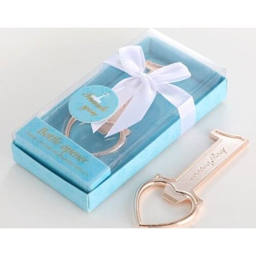 100pcs Creative wedding banquet gifts event lucky draw 1 word bottle opener party beer cocktail bottle opener