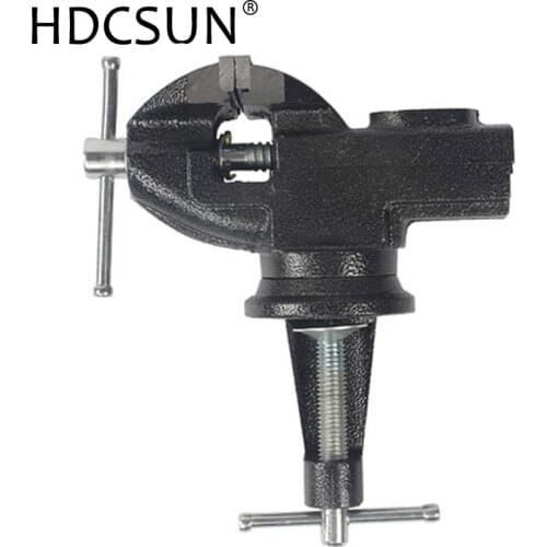 50mm Heavy Table Vise Bench Vice Universal Vise Desktop Vise 360 degree rotation Woodworking tools mini bench vice