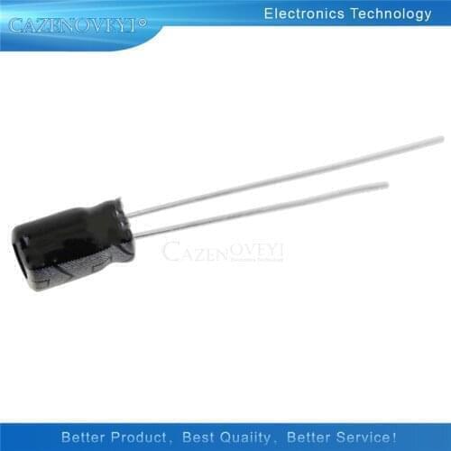 50pcs/lot Higt quality 25V100UF 6*7mm 100UF 6.3*7 25V Electrolytic capacitor In Stock