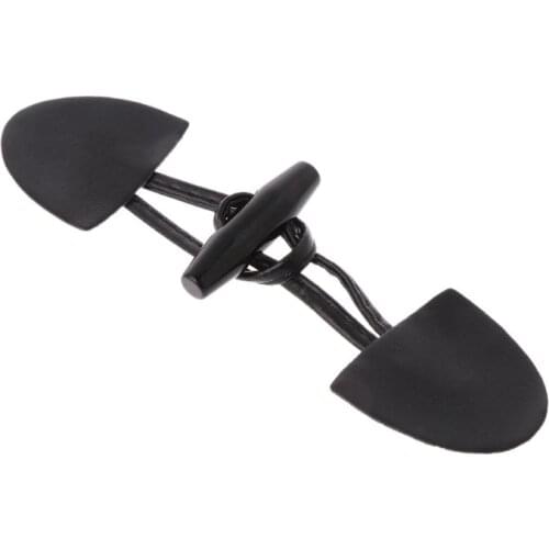 6 Pairs/Set Leather Horn Toggle Closure Buttons Coat Jacket Duffle Sewing DIY Apparel Crafts