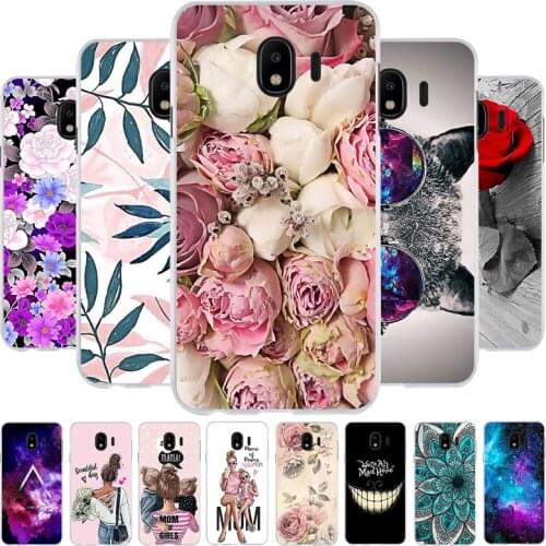 A For Samsung Galaxy J4 2018 Case soft Silicon Cover for For Samsung J4 2018 J400F SM-J400G J4 Back Cover Coque bumper