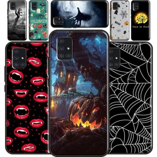 Halloween Trick or Treat Horror Case For Samsung A12 A32 A42 A52 A72 A02S A20S A30 A40 A50 A70 A21S A20e A31 A41 A51 A71