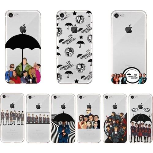 Umbrella Academy Phone Case For iPhone X XS MAX 6 6s 7 7plus 8 8Plus 5 5S SE 2020 XR 11 11pro max Clear funda Cover