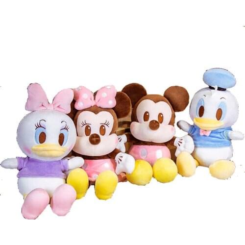 Disney Mickey Mouse Minnie Mouse Donald Duck Daisy Cute funny egg plush toy doll cartoon small pendant
