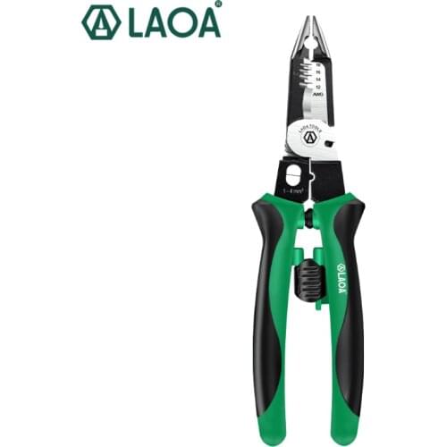 LAOA 9inch Long Nose Pliers Multi-function Electrical Wire Stripping Pliers Cable Cutting Tool