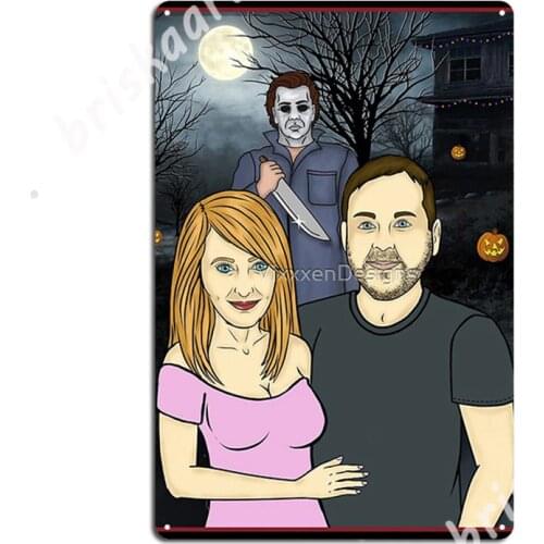 Halloween For Mike Orman Metal Signs personalized Wall Decor Cave pub Wall Mural Tin sign Posters