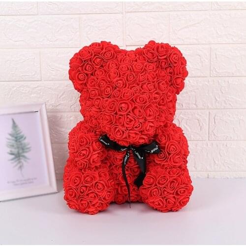 2020 Hot Sale 40cm Teddy Roses Bear for Christmas Day