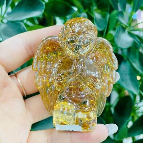 Resin Prayer Wing Boy Fashion Crafts For Home Decoration Ornaments Christian Gift