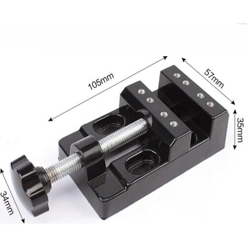 Small Multifunctional Aluminum Alloy Manual Household Vise Precision Flat-nose Pliers