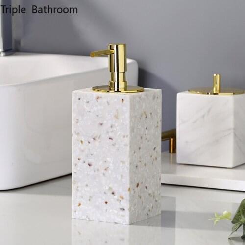 Nordic Resin Soap Dispenser Soap Bottles Wristband Dispenser Bathroom Shampoo Bottle Kitchen Accessories Liquid Container