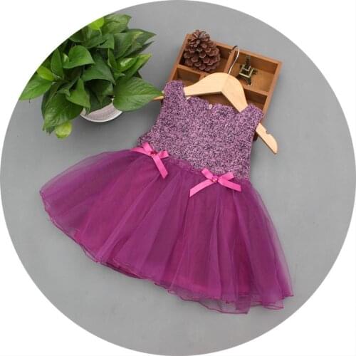 Autumn Newborn Baby Girl Dresses with 2 Bow Baby Christening Gowns birthday party princess dress 0-4T purple
