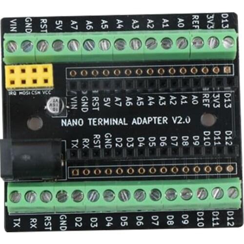 With DC NRF2401+ Expansion Interface Compatible With Nano V3.0 Expansion Module Development Board For Arduino