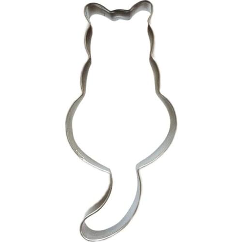 Baking Supplies Cat Cookie Stamp Cutter Mousse Biscuit Tools Modelling Tools Kitchen Mold Stainless Steel Bakeware Cheap Things