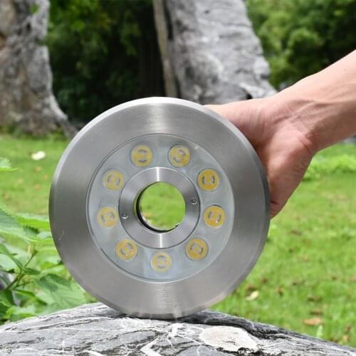 6W 12W 18W Stainless steel LED fountain Lamp IP68 RGB Underwater Swimming Pool light AC/DC 12V/24V Pond Decorative Lighting