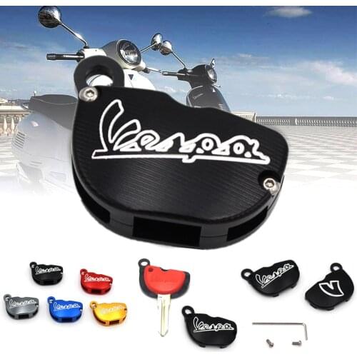 Universal for Vespa Key Case Cover Motorcycle CNC Aluminum Protective Shell Piaggio GTS SPRINT PRIMAVERA 150 300 125 Accessories