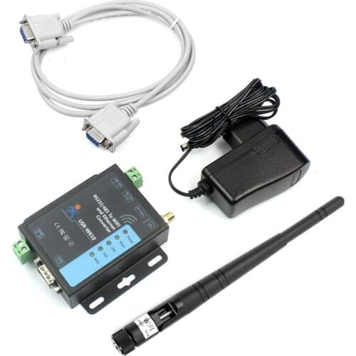 USR-WIFI232-610-V2 Serial WIFI Converter RS232 RS485 Server to 802.11 b/g/n Wireless Wi-Fi Ethernet Networking Module with RJ45