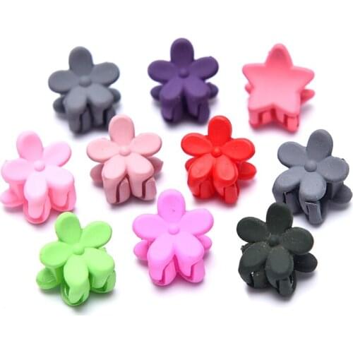 10pc Baby Girl Hair Jaw Clip Cute Small Flower Crown Animal Baby Hair Claws Children Hairpins Hair Clip Kid Hair Accessories Set