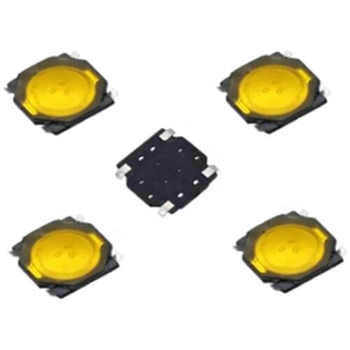 100PCS 3.7 * 3.7 * 0.35MM 3.7*3.7*0.35 3.7x3.7x0.35 membrane switch touch switch button slim SMD 4 feet FREE SHIPPING