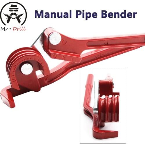 6mm/8mm/10mm Tubing Bender Pipe Bending Machine three-in-one Manual Pipe Bender Tube Bending Machine 180 Degree Metric