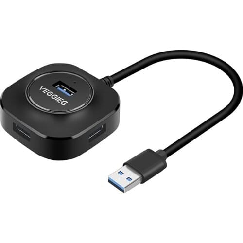Hub USB 3.0 Hub Multi USB Splitter Adapter 4 Ports Speed Mini USB3.0 HUB Port USB-Hub Expander for PC
