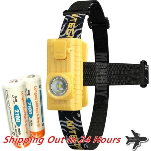 2020 nitecore HA23-EX Headlamp with 2x2100mAh Rechargeable Batteries LED Headlight Intrinsically Safe & Explosive Gas Protection