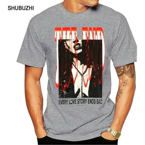 Halsey Every Love Story Ends Bad White T Shirt New Official Merch Soft harajuku Summer tshirt Short Sleeve Plus croatia