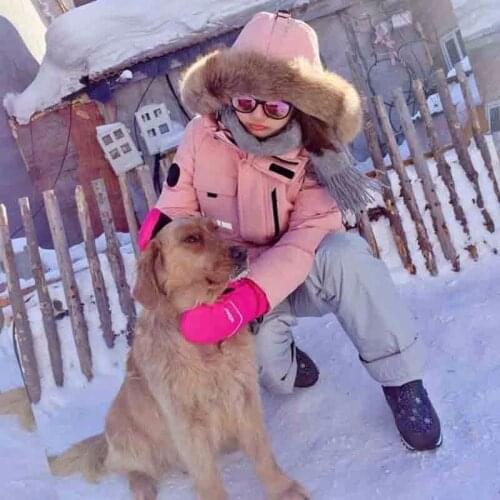 Jacket Womens Winter Loose Parka Large Size Military White Pink Jacket Korean Long Coat Woman Parkas Mujer 2020 KJ720 s