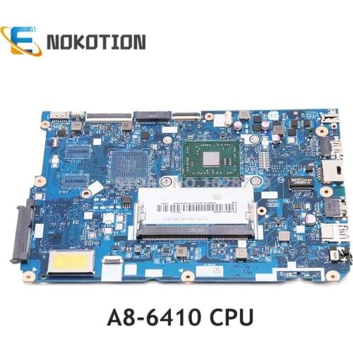 NOKOTION 5B20L46266 CG521 NM-A841 Main board For lenovo ideapad 110-15ACL laptop motherboard A8-7410 cpu full work