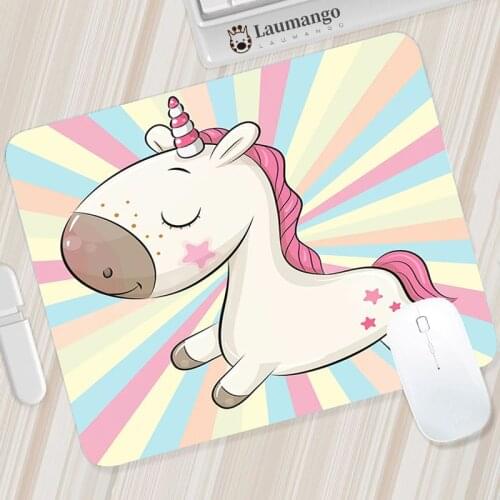 Cute Cartoon Unicorn Mouse Pads Cheap Gaming Laptop Mousepad Gamer Girl Gamers Accessories Pc Mats Pad Anime Kawaii Table Mat