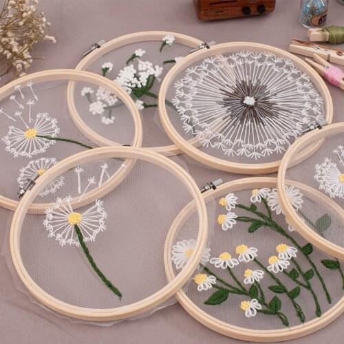 Plant Patterns DIY Embroidery Materials Package Cross Stitch Kits For Beginners Handmade Sewing Painting Supplies Accessories