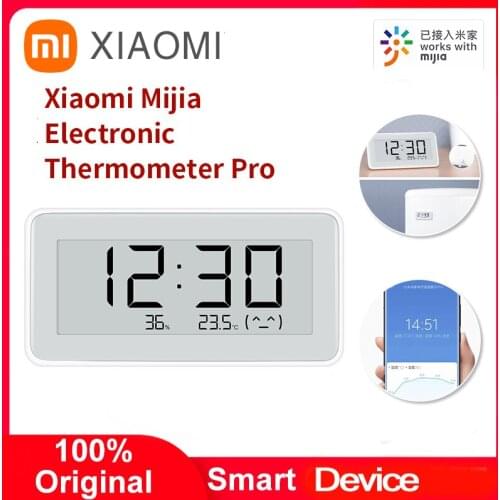 NEW Xiaomi Mijia BT4.0 Wireless Smart Electric Digital clock Indoor Outdoor Hygrometer Thermometer LCD Temperature Measure Tool