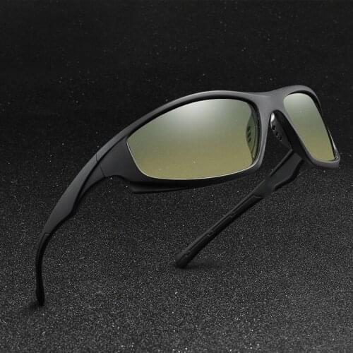 Polarized Day Night Vision TAC Sunglasses Polaroid Men Women Goggles Square Sun Glasses UV400 Driver Night Driving Sun Glasses