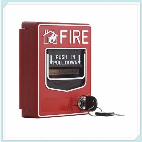 Wired 9-28VDC Manual Reset Alarm Switch/Fire Alarm Switch/Emergency Alarm Switch
