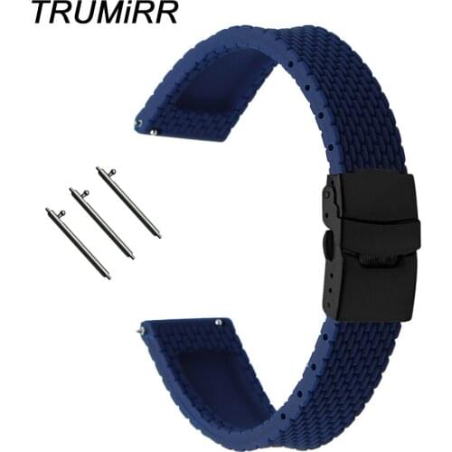Silicone Rubber Watchband Quick Release for Suunto Ambit 3 Vertical / Spartan Sport HR Smart Watch Band Wrist Strap Bracelet