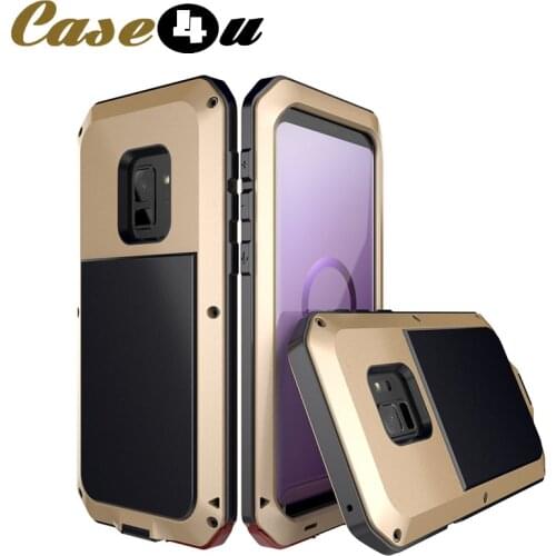 Heavy Duty Protection Doom Armor Metal Aluminum Phone Case For Samsung Galaxy S8 S9 S10 Plus Lite S10E Note 8 9 360 Full Cover