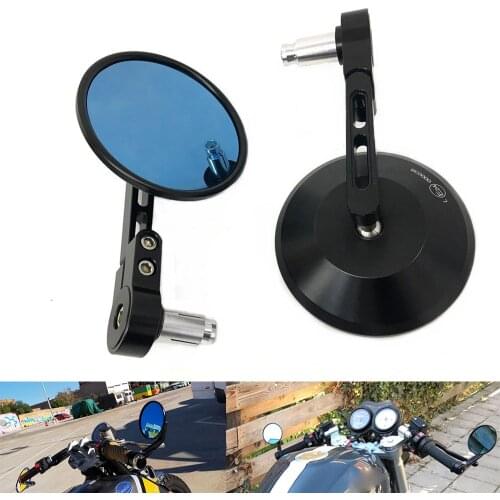Universal 7/8" 22mm motorcycle handlebar side mirror CNC aluminum alloy FOR yamaha MT-01,MT-07.MT-09,Tmax500 FZ1 FAZER FZ6 FZ8