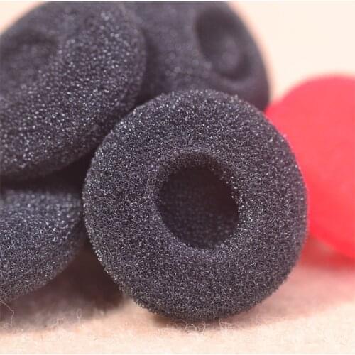 20 pcs Flat Earbuds Foam Cover Dustproof Earphones Eartips Cover
