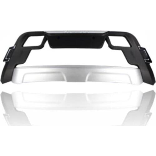 Suitable For Renault Koleos 2014-2016 the ABS chrome front and rear bumper protector protection Cover 2 pcs/set Bumper