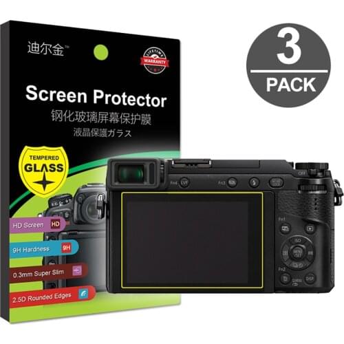 3x Tempered Glass Screen Protector for Panasonic GH5 GH5S GH4 GH3 GX85 GX80 LX10 GX9 GX7III GX850 GX800 GF9 GF8 GF7 GM1S GX7
