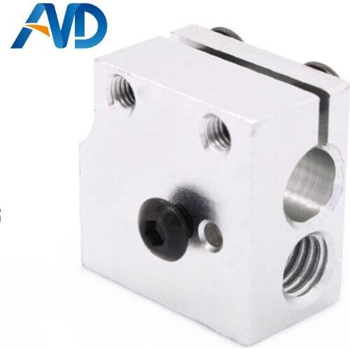 New 5 Pcs Aluminum Heater Block 3D printer parts Accessories Volcano Hot end Eruption Heater Block Heating block