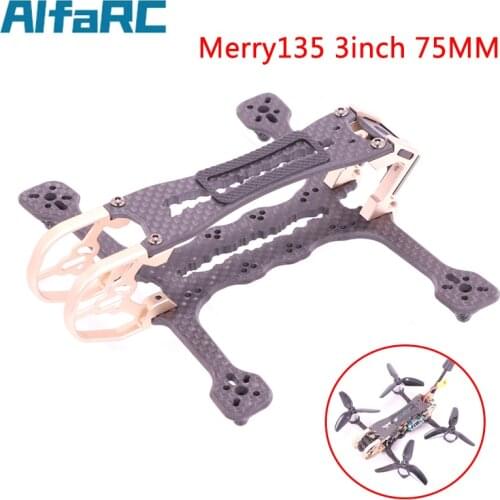 AlfaRC Merry135 3inch 75MM Propeller Toothpick Frame Kit RC Drone FPV Racing Quadcopter Freestyle support CADDX VISTA
